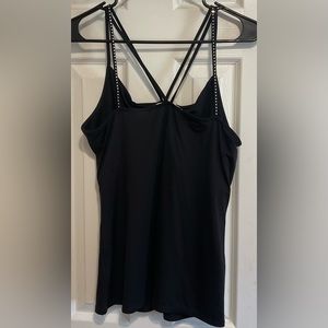 Boston Proper Glam Cami Multi Straps Bling NWT